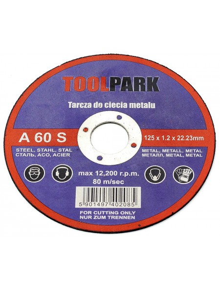 TARCZA TARCZE DO CIĘCIA METALU 125 x 1,2mm