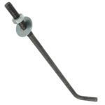 KOTWA BUDOWLANA L12x300 CZARNA