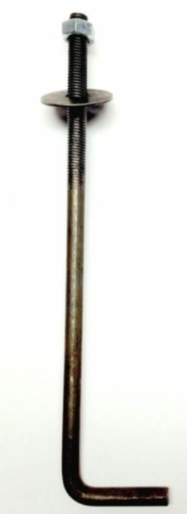 KOTWA BUDOWLANA L16x300 CZARNA