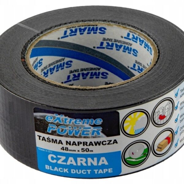 TAŚMA UNIWERSALNA NAPRAWCZA CZARNA 48x10m SMART