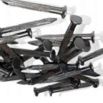 GWOŹDZIE HARTOWANE CZARNE 3,8x80mm 0,5 KG