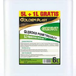 GRUNT GŁĘBOKO PENETRUJĄCY GOLDEN PLAST 6L