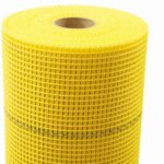 SIATKA Z WŁÓKNA SZKLANEGO 145 G/M2 ŻÓŁTA 1x50m (50m2)