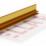 LISTWA DYLATACYJNA PRZYOKIENNA ZŁOTY DĄB 3mm Z SIATKĄ BELLA PLAST 2,5m