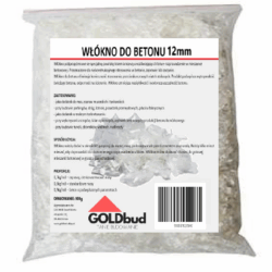 WŁÓKNO DO BETONU POLIPROPYLENOWE DŁU - *12mm* 900g