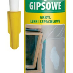 SOUDAL AKRYL LEKKI SZPACHLOWY BIAŁY SILIKON 280ml
